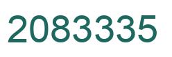 Número 2083335 imagen verde