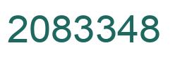 Número 2083348 imagen verde
