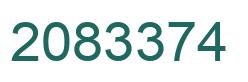 Número 2083374 imagen verde