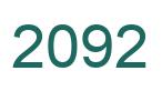 Zahl 2092 grün bild