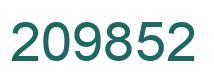 Número 209852 imagen verde