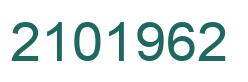 Number 2101962 green image