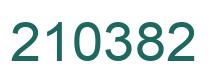 Number 210382 green image