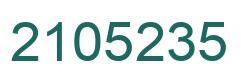 Número 2105235 imagen verde
