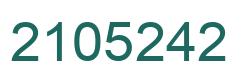 Número 2105242 imagen verde