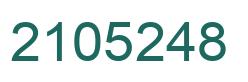Número 2105248 imagen verde