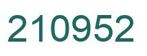 Número 210952 imagen verde