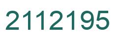 Número 2112195 imagen verde