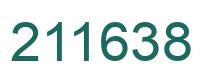 Number 211638 green image