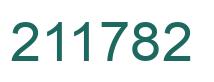 Número 211782 imagen verde
