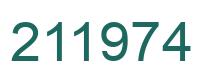 Número 211974 imagen verde