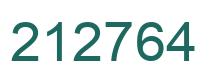 Número 212764 imagen verde