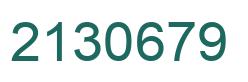 Número 2130679 imagen verde