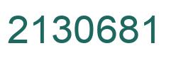 Número 2130681 imagen verde