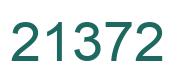 Zahl 21372 grün bild
