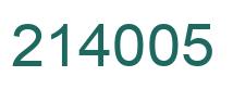 Número 214005 imagen verde