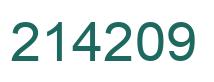 Número 214209 imagen verde