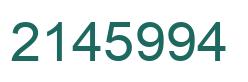 Número 2145994 imagen verde