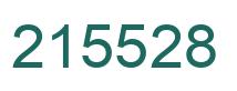 Número 215528 imagen verde