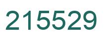 Número 215529 imagen verde