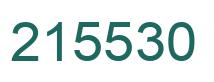 Número 215530 imagen verde