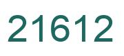 Número 21612 imagen verde