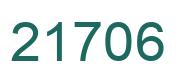 Number 21706 green image