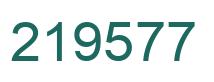 Número 219577 imagen verde