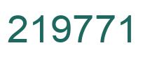Number 219771 green image