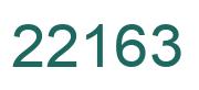 Number 22163 green image