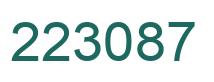 Número 223087 imagen verde