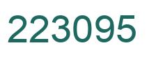 Número 223095 imagen verde