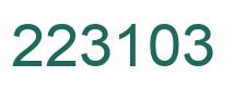 Número 223103 imagen verde