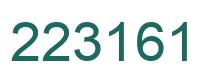 Número 223161 imagen verde