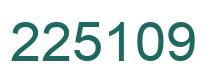 Número 225109 imagen verde