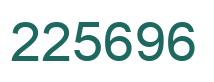 Número 225696 imagen verde