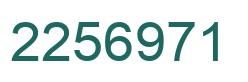 Número 2256971 imagen verde