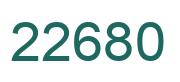 Número 22680 imagen verde