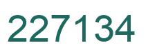 Número 227134 imagen verde