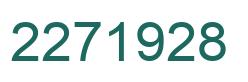 Número 2271928 imagen verde