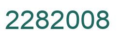 Number 2282008 green image