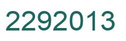 Number 2292013 green image