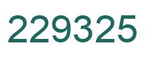 Número 229325 imagen verde