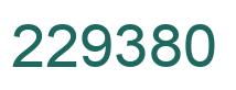 Number 229380 green image