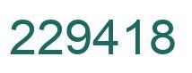 Número 229418 imagen verde