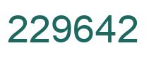 Número 229642 imagen verde