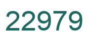Zahl 22979 grün bild