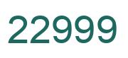Número 22999 imagen verde