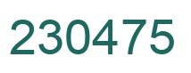 Número 230475 imagen verde
