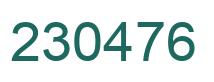 Número 230476 imagen verde